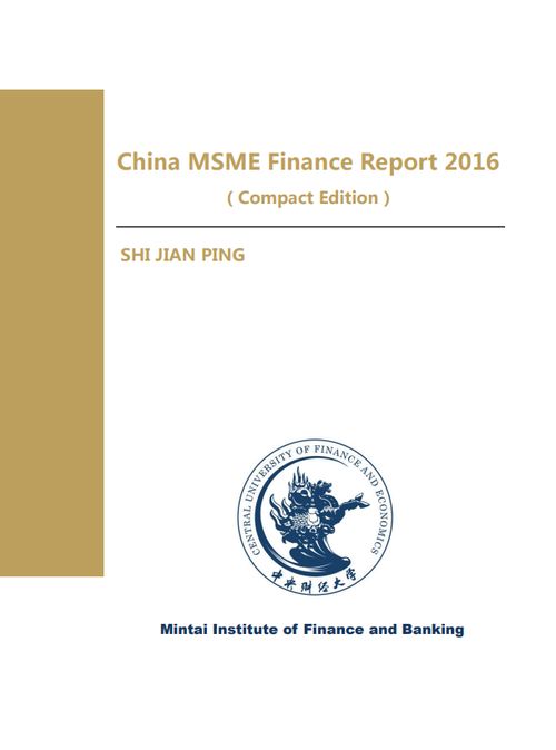 China MSME Finance Report 2016