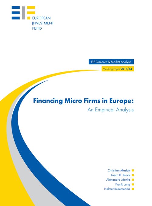 Financing Micro Firms in Europe