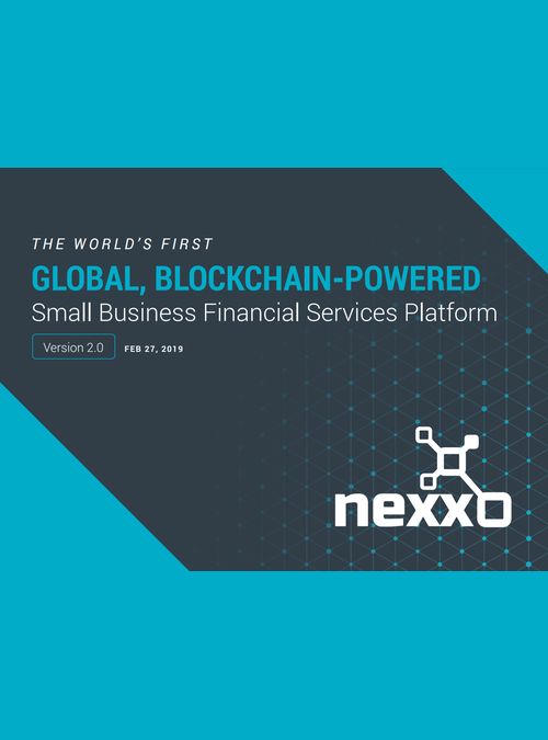 Global, Blockchain-powered Small Business Financial Services Platform