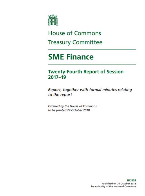 SME Finance: Twenty-Fourth Report of Session 2017–19