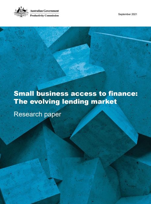 Small business access to finance: The evolving lending market
