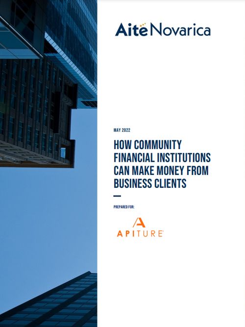How Community Financial Institutions Can Make Money from Business Clients