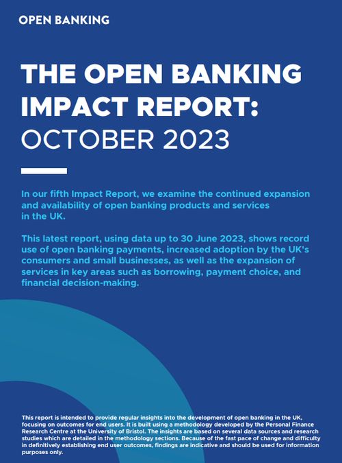 THE OPEN BANKING IMPACT REPORT: OCTOBER 2023