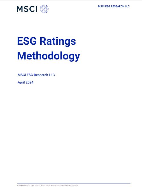ESG Ratings Methodology