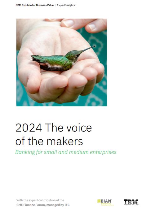 2024 The voice of the makers. Banking for small and medium enterprises