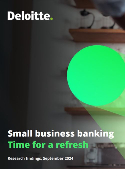 Small business banking. Time for a refresh